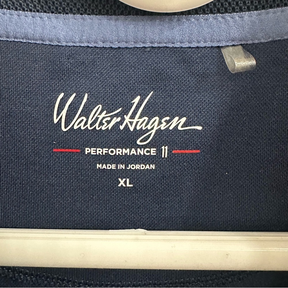 Walter Hagen Performance 11 Navy Blue Golf Polo Shirt XL - Picture 3 of 7